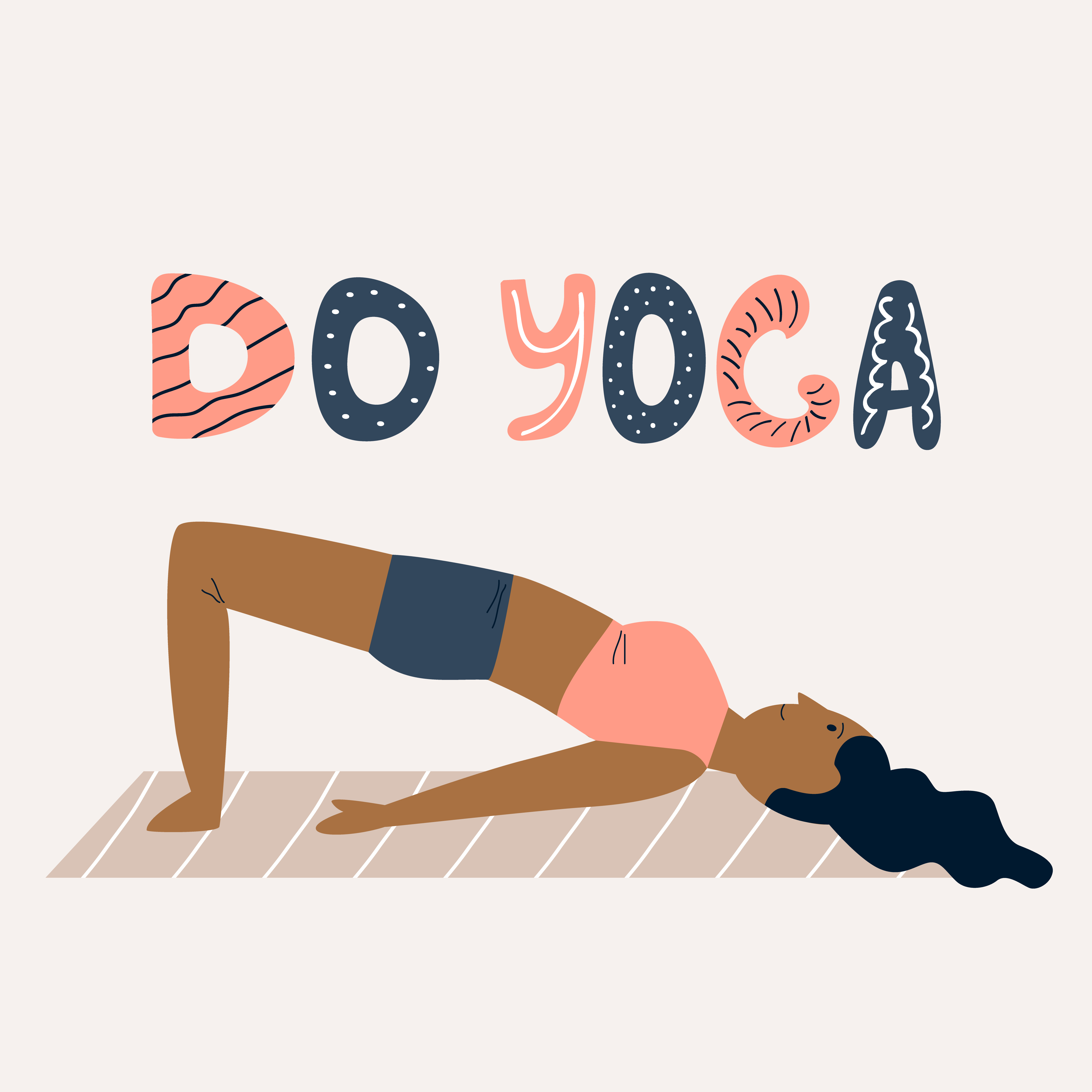do yoga Grafik